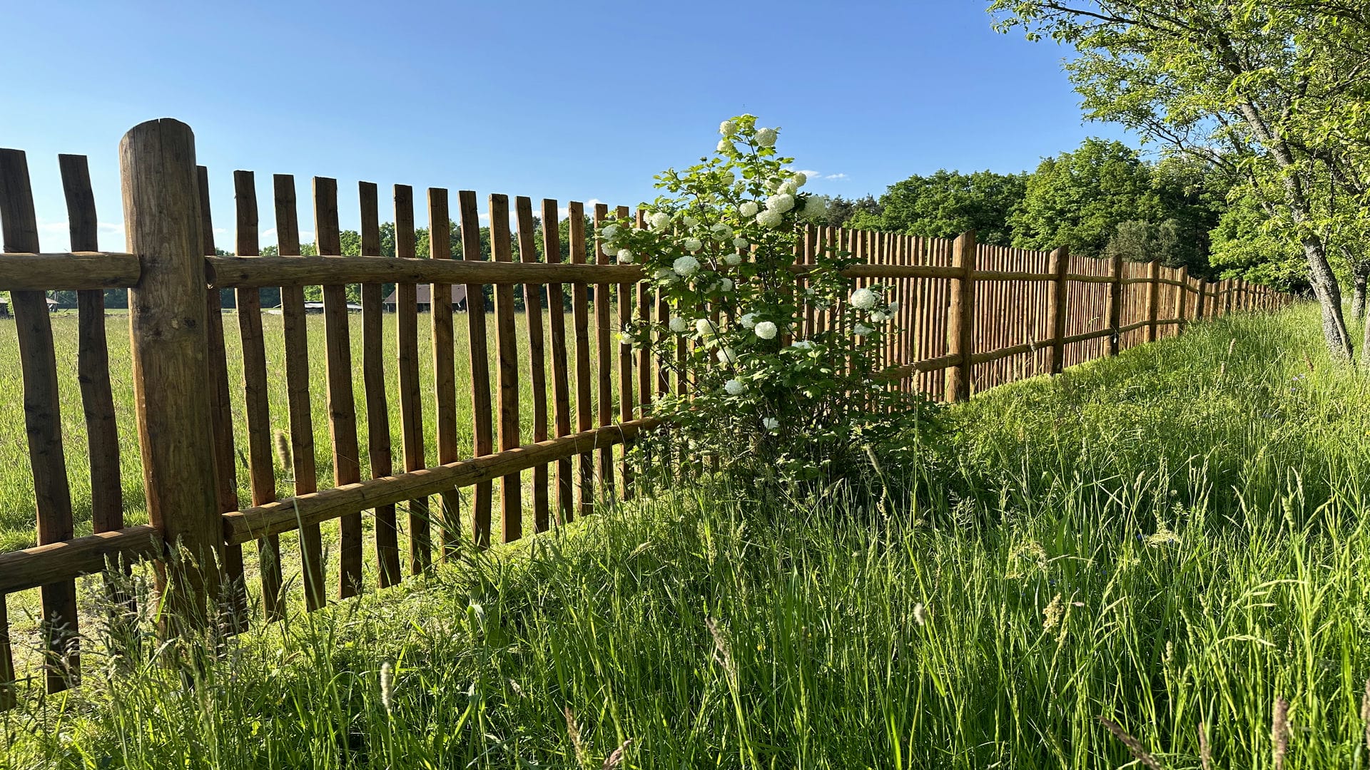 Obrázek 7 / Dřevěné ploty - ručně opracovaný   - realizace Třebíčko 05-2023